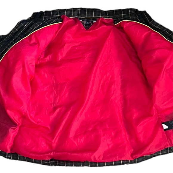 Tommy Hilfiger Down Puffer Jacket Plaid Zip Coat Women's - Picture 4 of 10